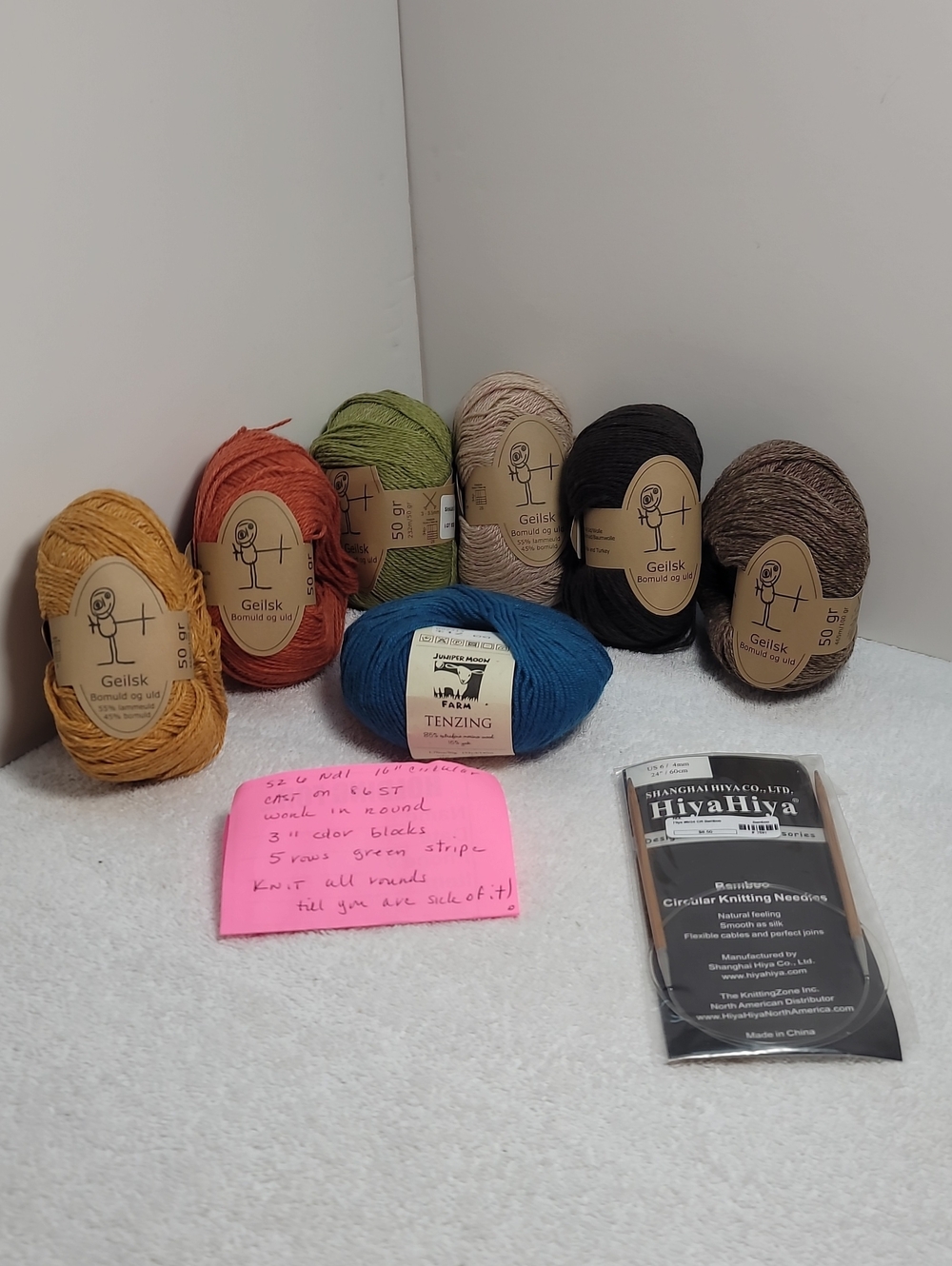 Assorted Geilsk & Tenzing Yarn Bundle - Multicolor - Kit- NWT
